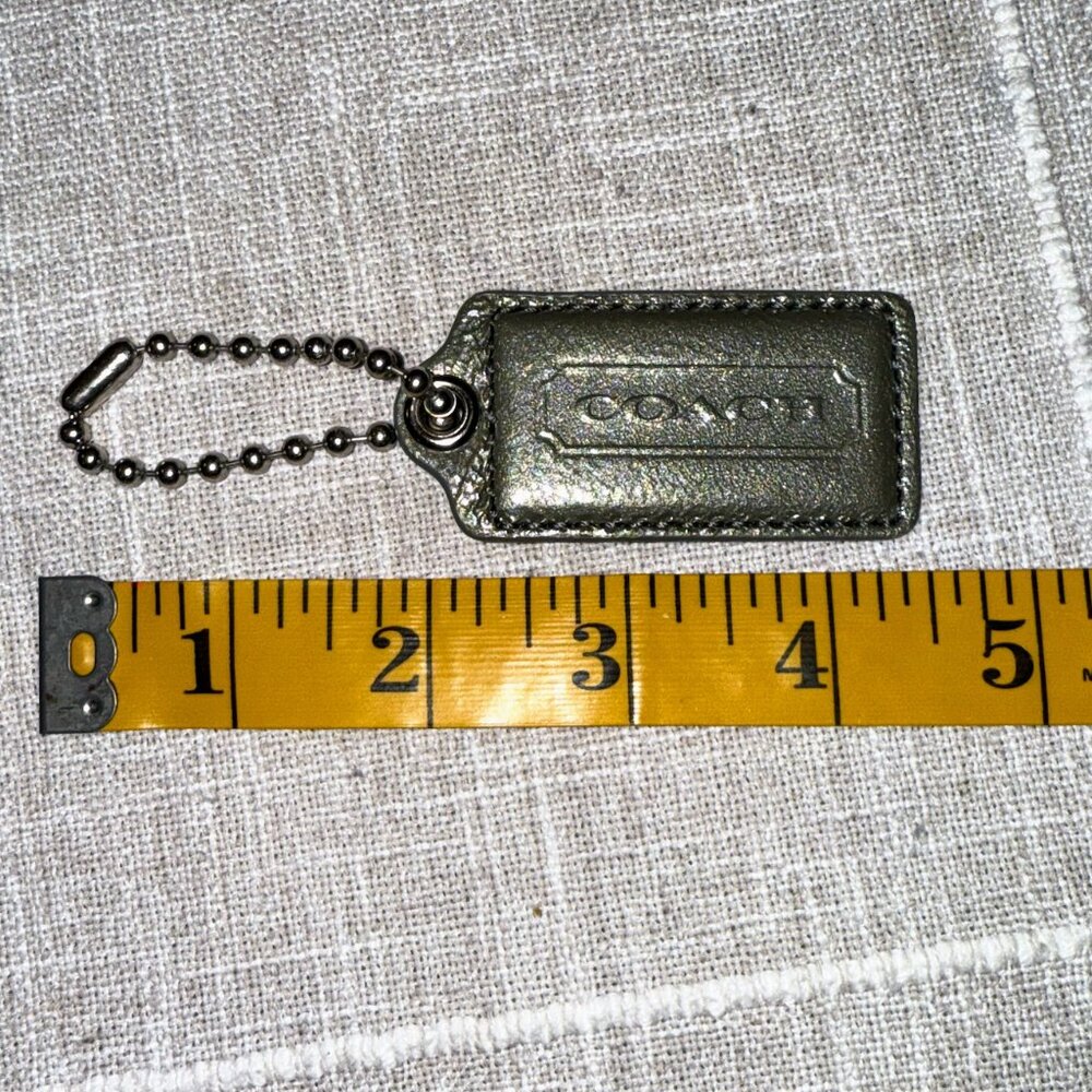 Coach Medium Replacement Purse Hang Tag - Taupe Patent Leather
